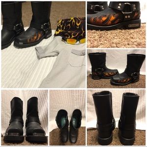 🔥 🏍 XElement Leather Riding Boots